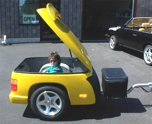 Side profile of FreeRider Sport Trailer